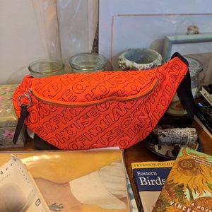 Large Bright Orange House of Holland Belt Bag